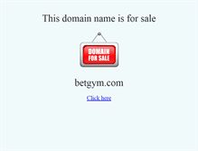 Tablet Screenshot of betgym.com
